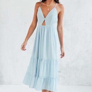Urban Outfitters • Kimchi Blue Cutout Tiered Dress